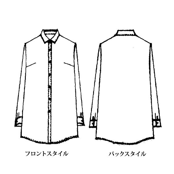 先染めウール混チェックシャツ 大きいサイズ M LL 3L 4L