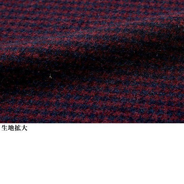 ウール混チェックブラウスジャケット 大きいサイズ M LL 4L