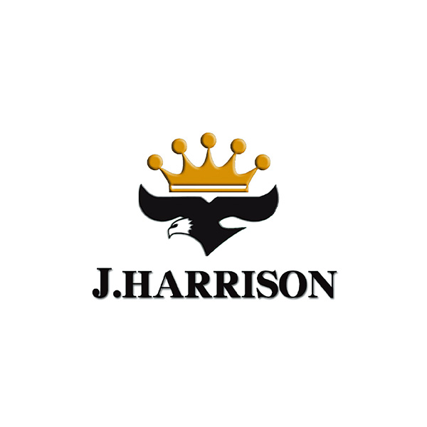 ジョン・ハリソン クロコ型押しコインスルー長財布 J.HARRISON