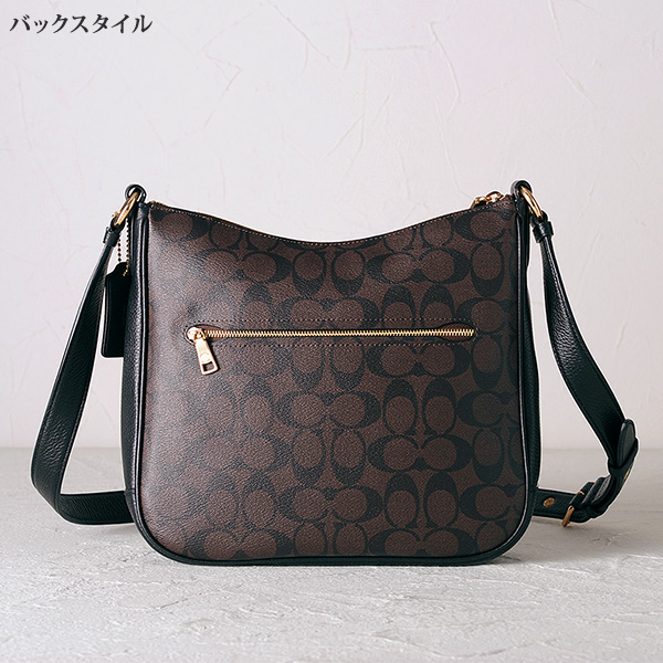 《美品！！》COACH シグネチャーショルダーハンドバッグ