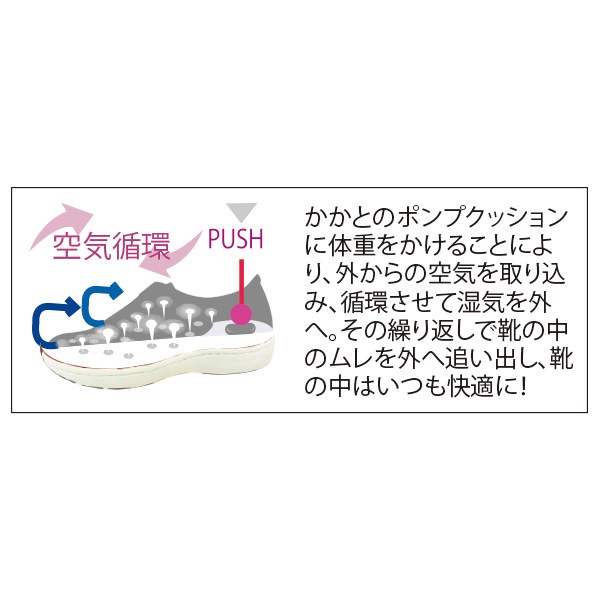 エスタシオン バラモチーフゴム紐ウォーキングシューズ Estacion