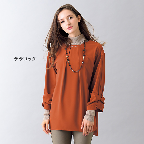 衿デザインチュニック