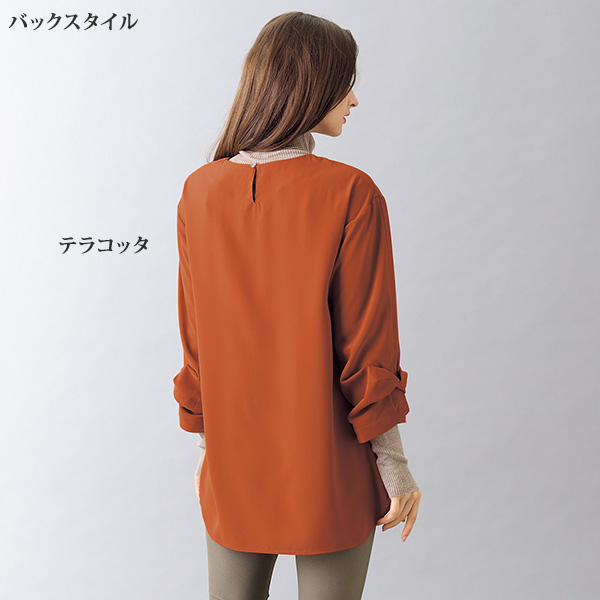 衿デザインチュニック