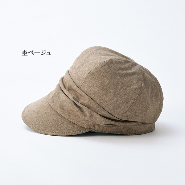 小顔効果 洗える小つばキャスケット
