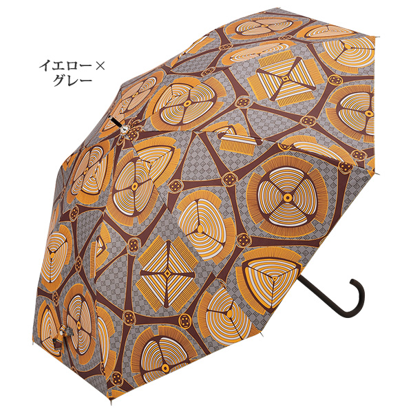 アフリカンプリント 晴雨兼用ジャンプ傘