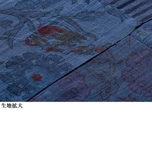 東京かんかん 綿100％手作りパッチワークシャツワンピース