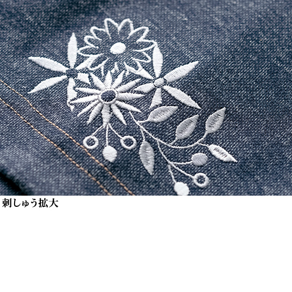 日本製刺しゅう入りデニムジャケット