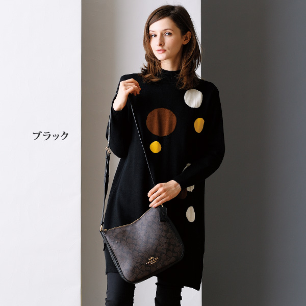 サークルドットニットチュニック