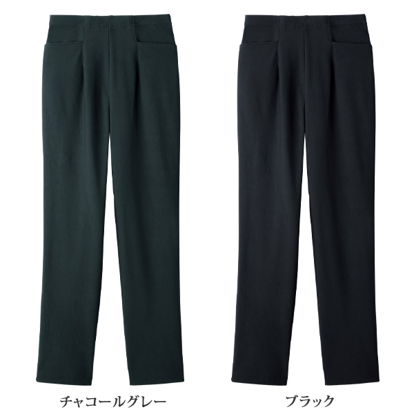 旭化成「ロイカ(R)」使用 裏起毛スリムストレッチパンツ（股下