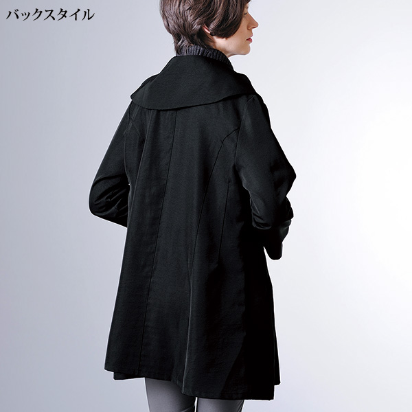 変化衿デザインロングジャケット