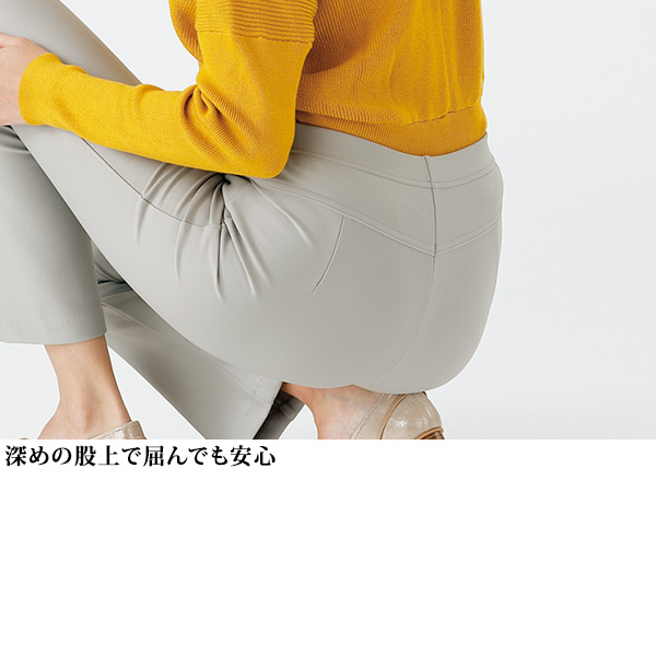 ロイカ(R)」ハイテンション美脚パンツ（股下63cm） / 大きい