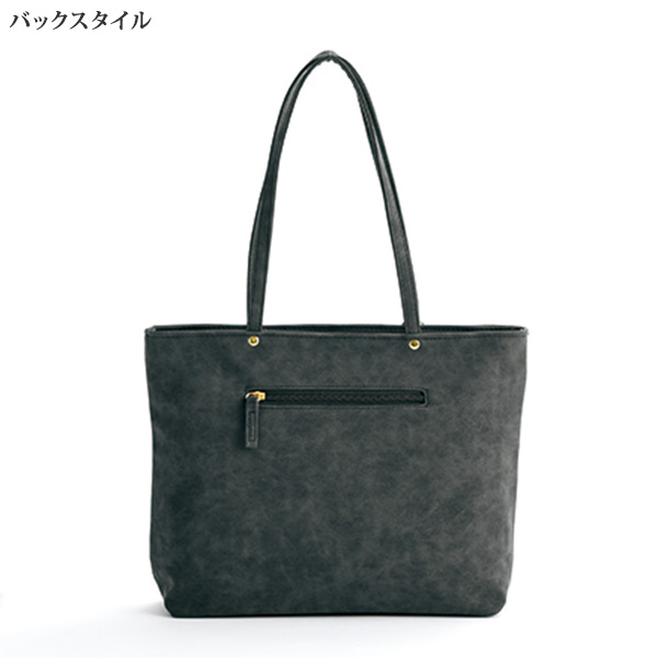 ヌバック調ローズ刺しゅうトートバッグ | 京都通販ミセスの