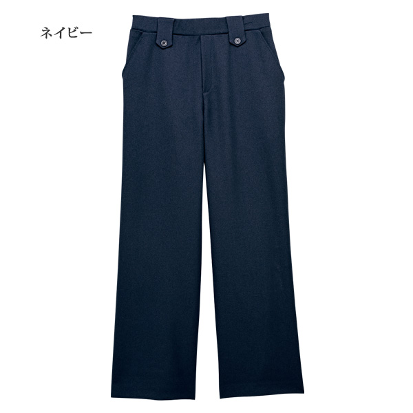 ウール見えワイドパンツ