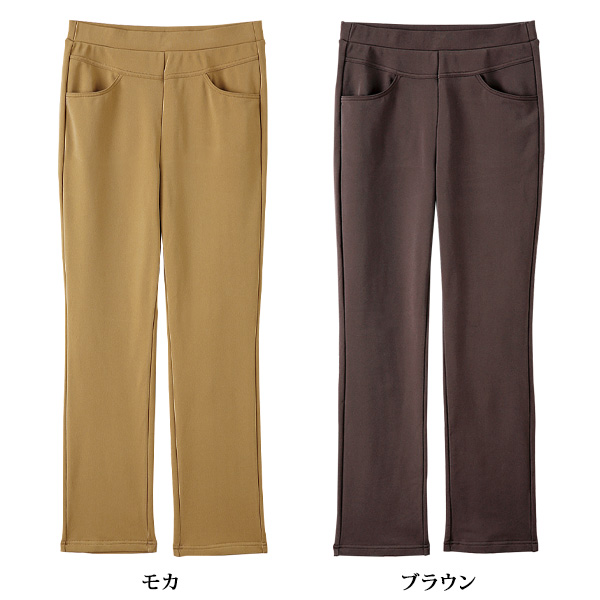 裏起毛ハイテンション美脚パンツ（股下68cm） / 大きいサイズ M L LL 3L