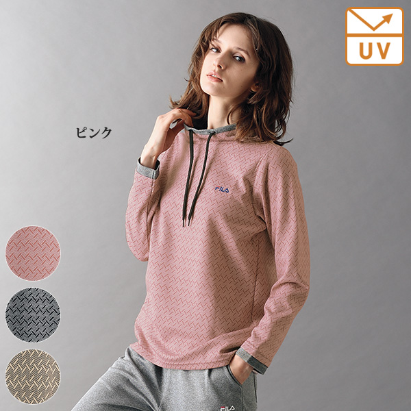 フィラ UVレトロ柄ハイネックプルオーバー FILA | 京都通販