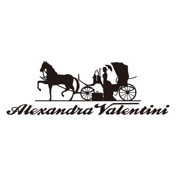 アレキサンドラ・バレンティーニ ジャカード織生地 ラウンド長財布 Alexandra Valentini