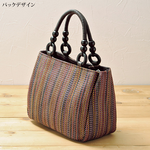 笹井源商店 レインボーメッシュ手提げバッグ | 京都通販ミセスの