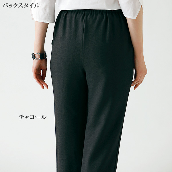 日本製チェック柄楽々パンツ（股下53cm）  / 大きいサイズ S M L LL 3L