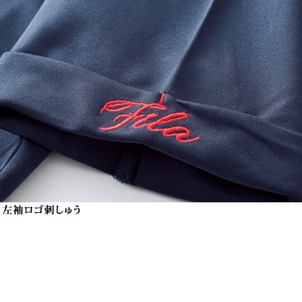 フィラ UVワッペンデザイン ハーフジップシャツ FILA / 大きいサイズ M L LL 3L