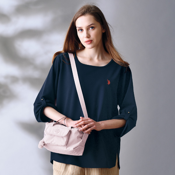 ポロ アッスン ゆったり軽やかドレープシャツ U.S POLO ASSN