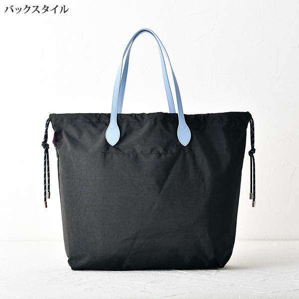 牛革ハンドル手提げバッグ 紫陽花