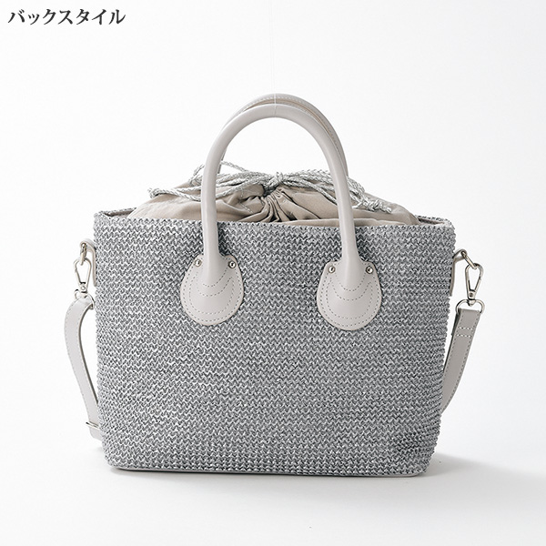 メッシュ巾着2WAYバッグ