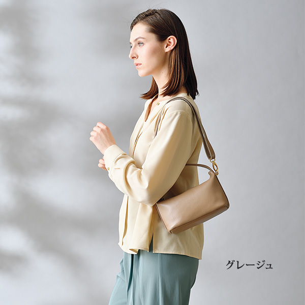 牛革2WAY手提げバッグ