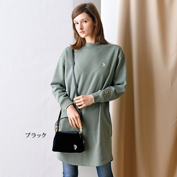 アッスン ベロア2WAYハンドバッグ ASSN
