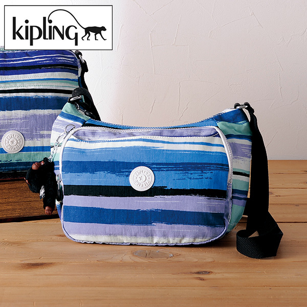 キプリング ボーダー柄ショルダー CAI kipling