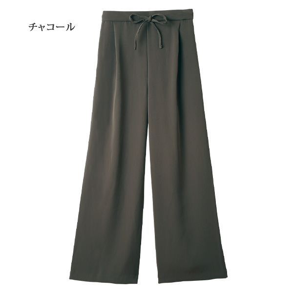 ドレープワイドパンツ