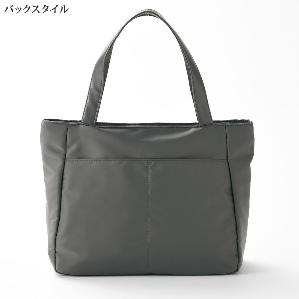 ダイヤステッチコンビ手提げバッグ