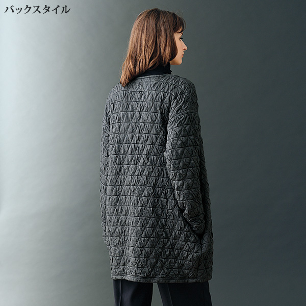 キルトロングジャケット