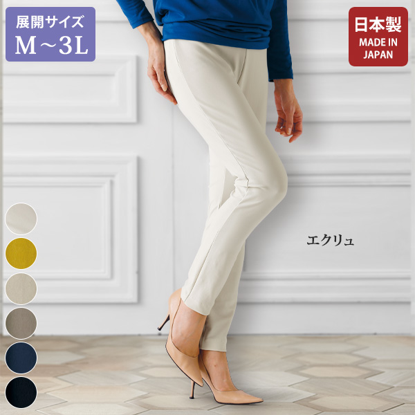 東レ「アミラン(R)」シンプルレギンスパンツ / 大きいサイズ M L