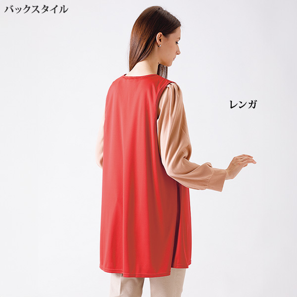 eclaT style(R)  うすぽかチュニックベスト