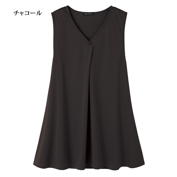 eclaT style(R)  うすぽかチュニックベスト