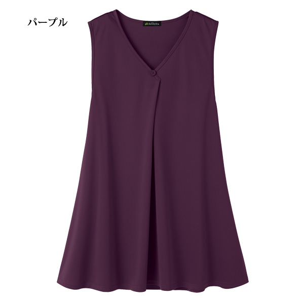 eclaT style(R)  うすぽかチュニックベスト