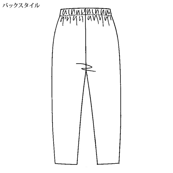 尾州織 コクーンパンツ 大きいサイズ M L LL 3L