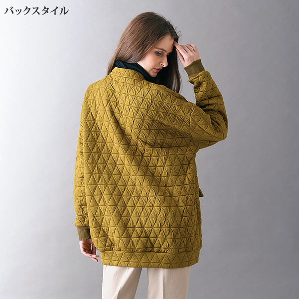 キルティングゆったりジャケット
