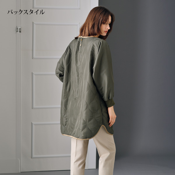 裏ボアキルトあったかチュニック