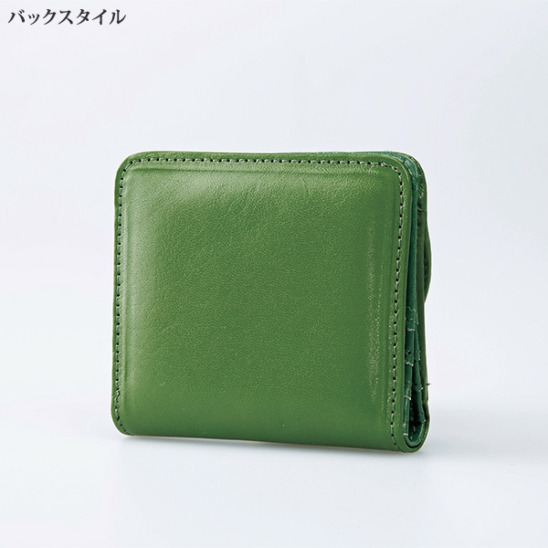 アイザック・バレンチノ イタリア製牛革コンパクト財布 Izax Valentino