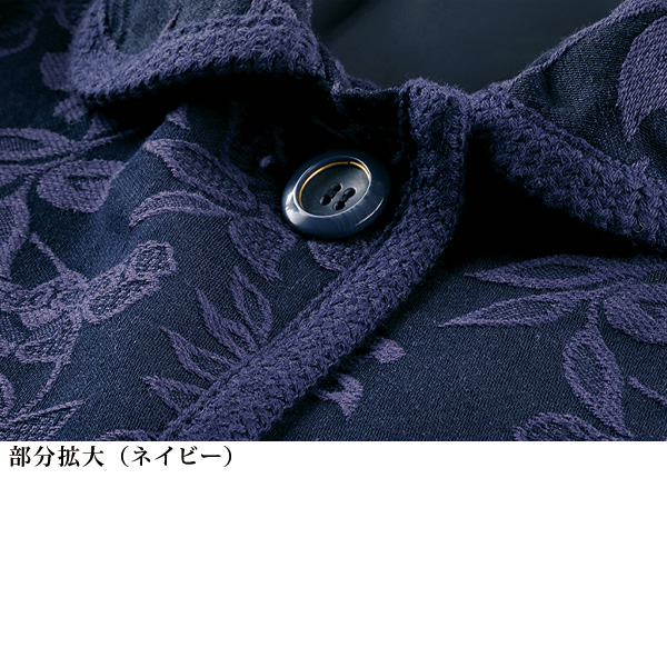 ジャカード花柄ジャケット 大きいサイズ M L LL 3L