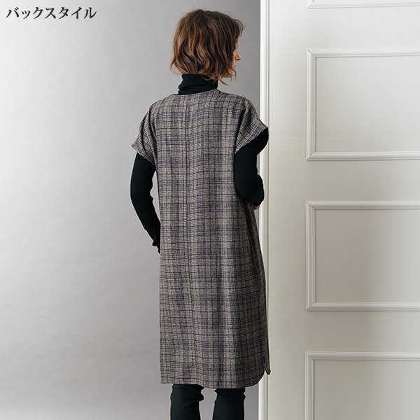 ウール混 キーネックワンピース | 京都通販ミセスのファッション ウール混 キーネックワンピース | 京都通販ミセスのファッション