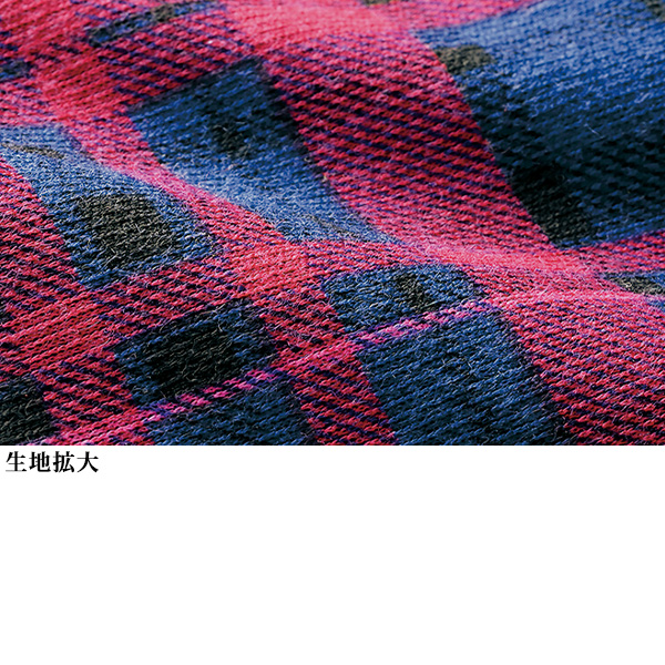 裏シャギー チェック柄ジャケット 2色組