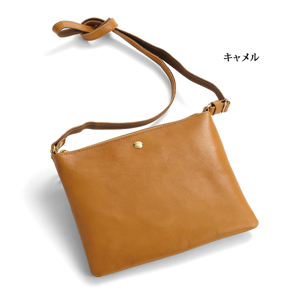 姫路産牛革サコッシュ