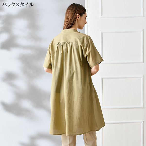 ボイルピンタックワンピース