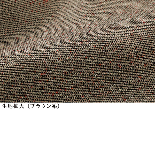 ツイード柄プリント 裏起毛ストレッチパンツ 股下65cm 大きいサイズ M L LL 3L 4L