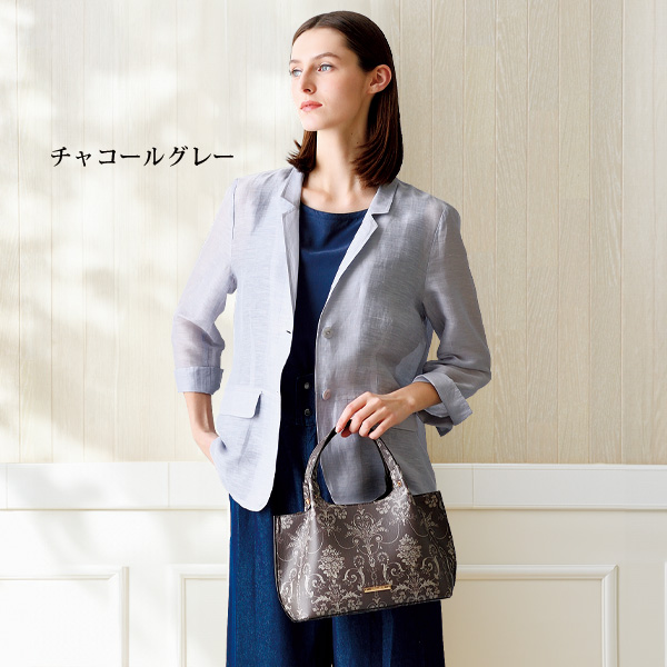 ローラアシュレイ ボタニカルプリント手提げ LAURA ASHLEY