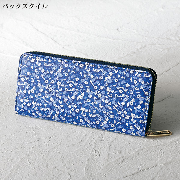 ローラアシュレイ ラウンド長財布 LAURA ASHLEY