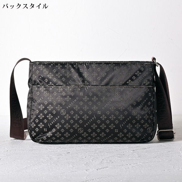ロゴジャカード配色ショルダーバッグ FASCINO