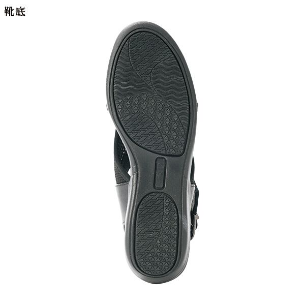 ストレッチメッシュ バックバンドサンダル